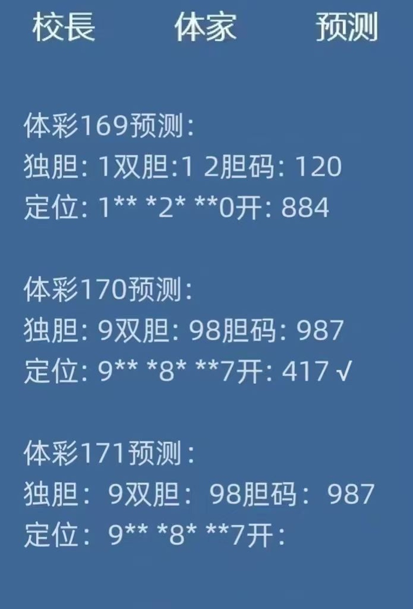 6.30排列三名家分享