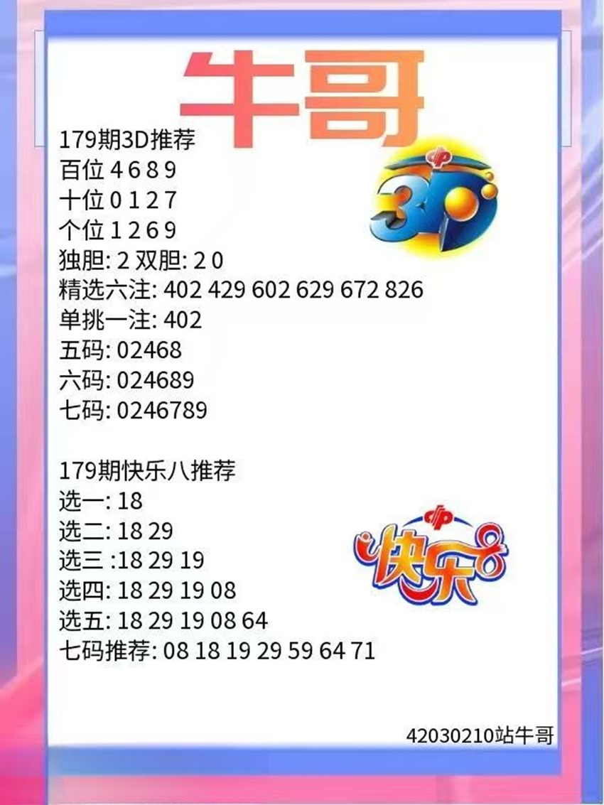 7.8福彩3D名家分享