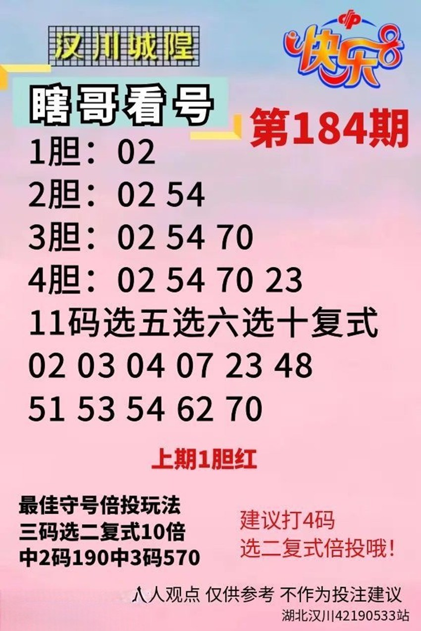 7.13快乐8名家分享