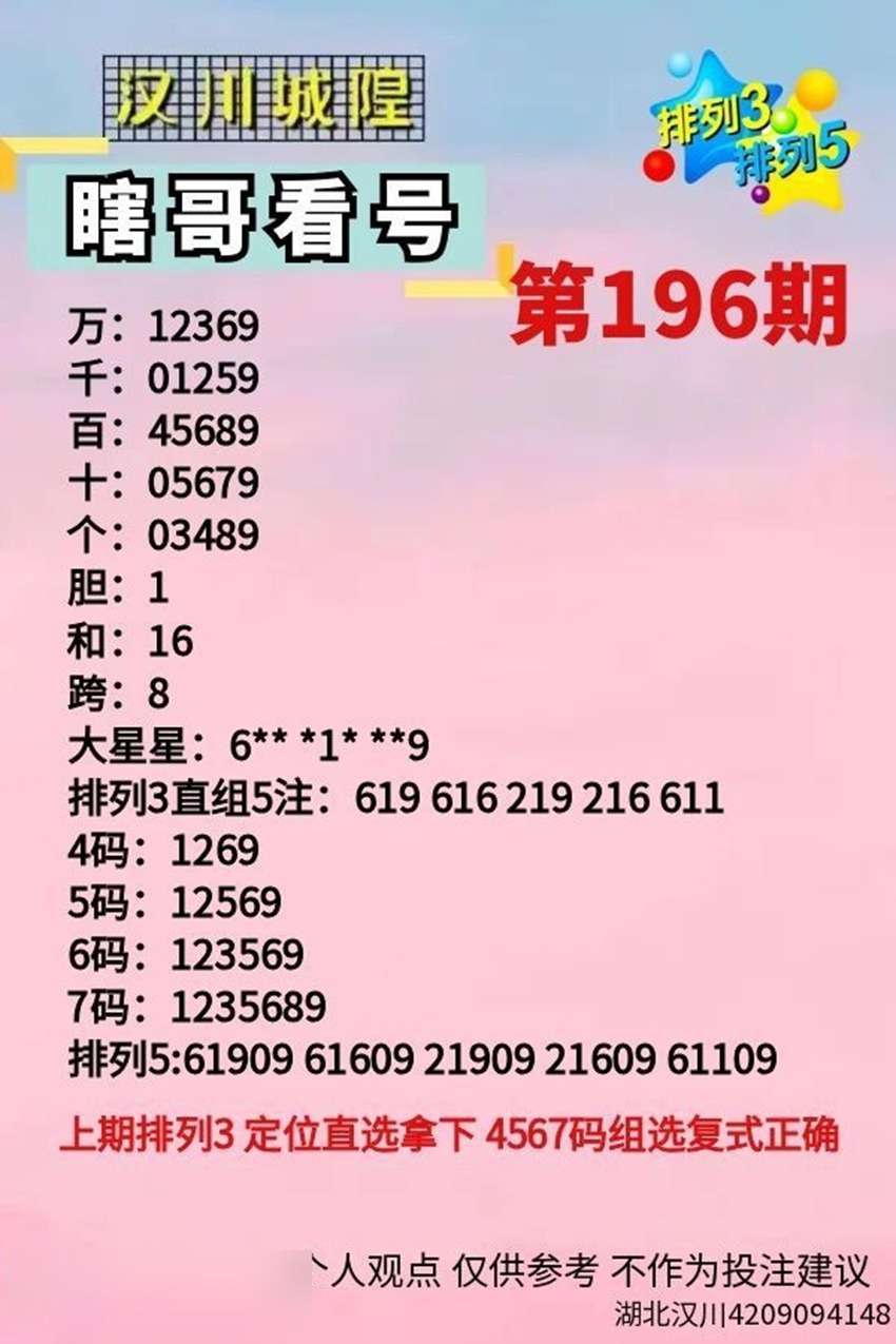 7.25排列三名家分享